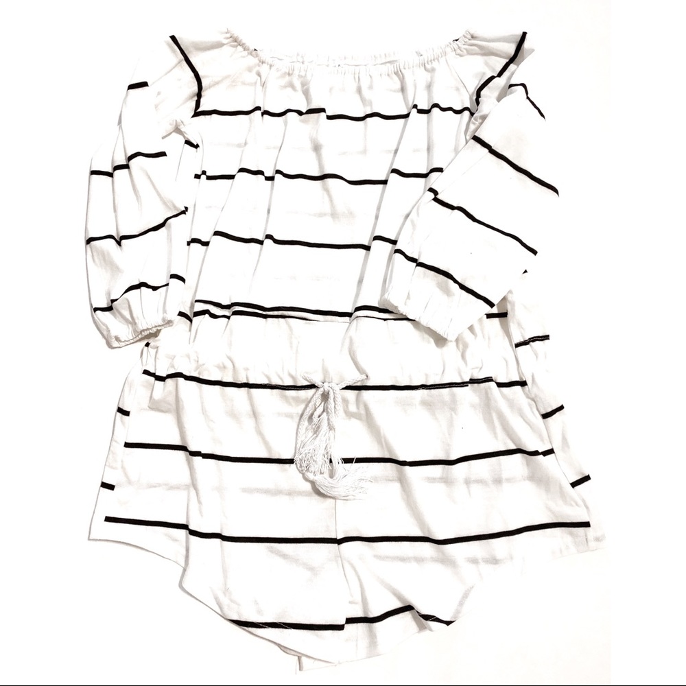Long sleeve/off the shoulder romper